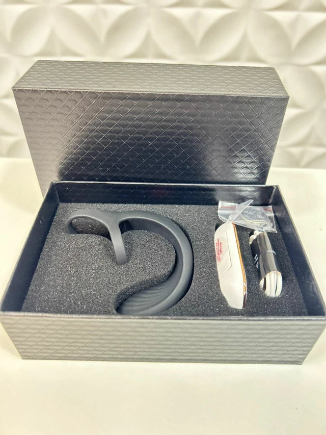ANEL PENIANO COM PLUG ANAL - RECARREGÁVEL